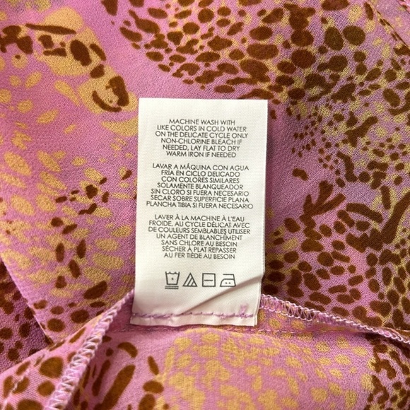 CAbi 5711 Minx Sheer Leopard Blouse Size XS - Picture 8 of 9